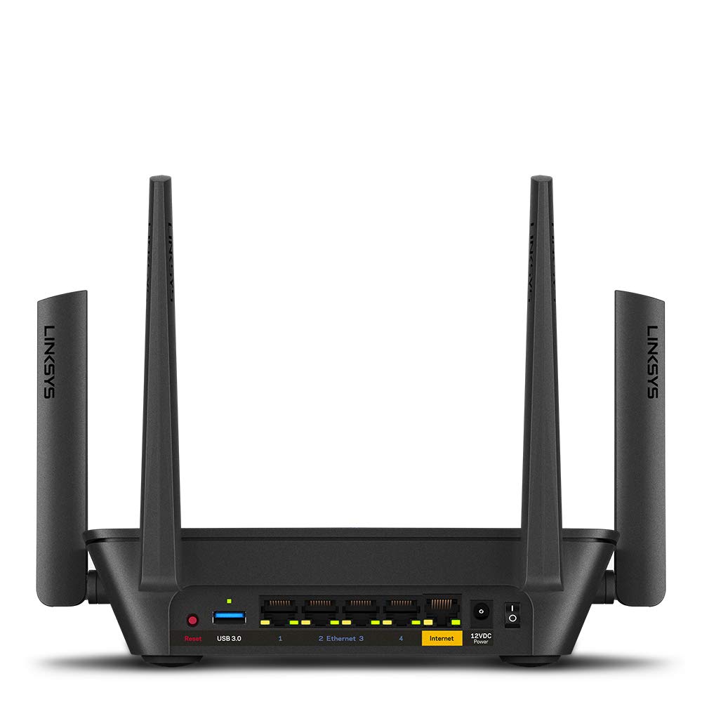 Linksys MR9000X AC 3000 Tri-Band Gigabit Wireless Router (Black, Not a Modem) MU-Mimo Wireless Gaming Mesh Wi-Fi Router