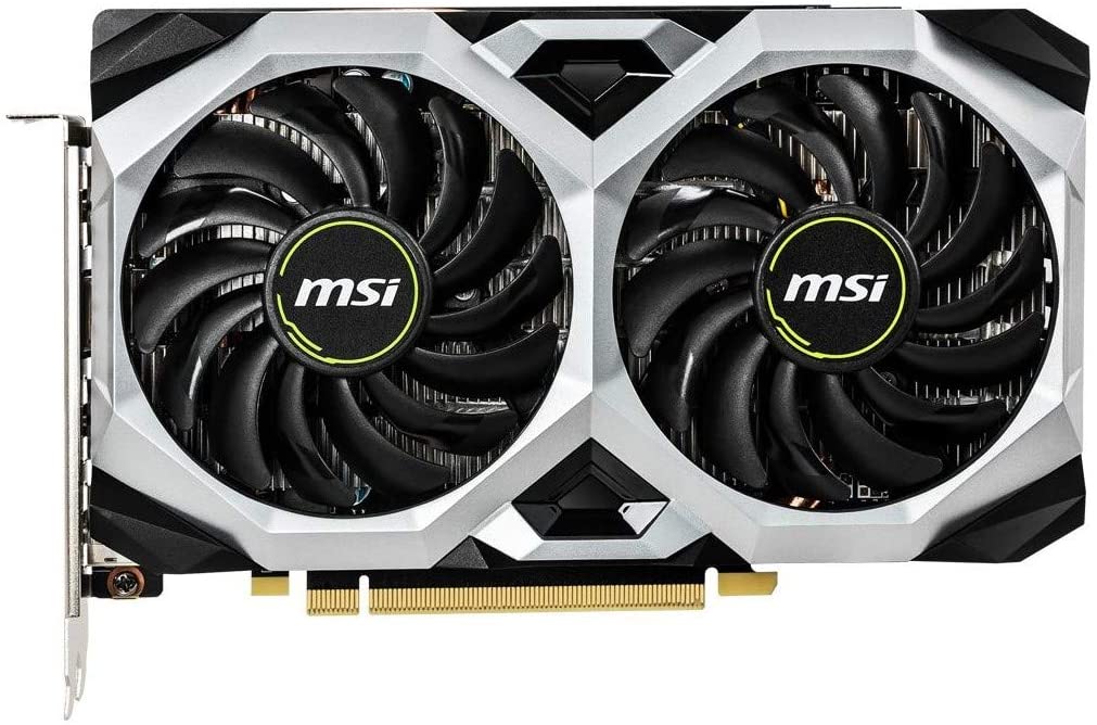 MSI Gaming GeForce GTX 1660 Ventus XS OC Graphics Card, 6GB 192-Bit GDDR5 PCIe 3.0 x 16 HDCP Ready Dual-Fan TORX Fan 2.0 1x HDMI 2.0b 3X DisplayPort 1.4 w/ Mytrix HDMI 2.1 Cable(4k@120Hz/8K@60Hz)