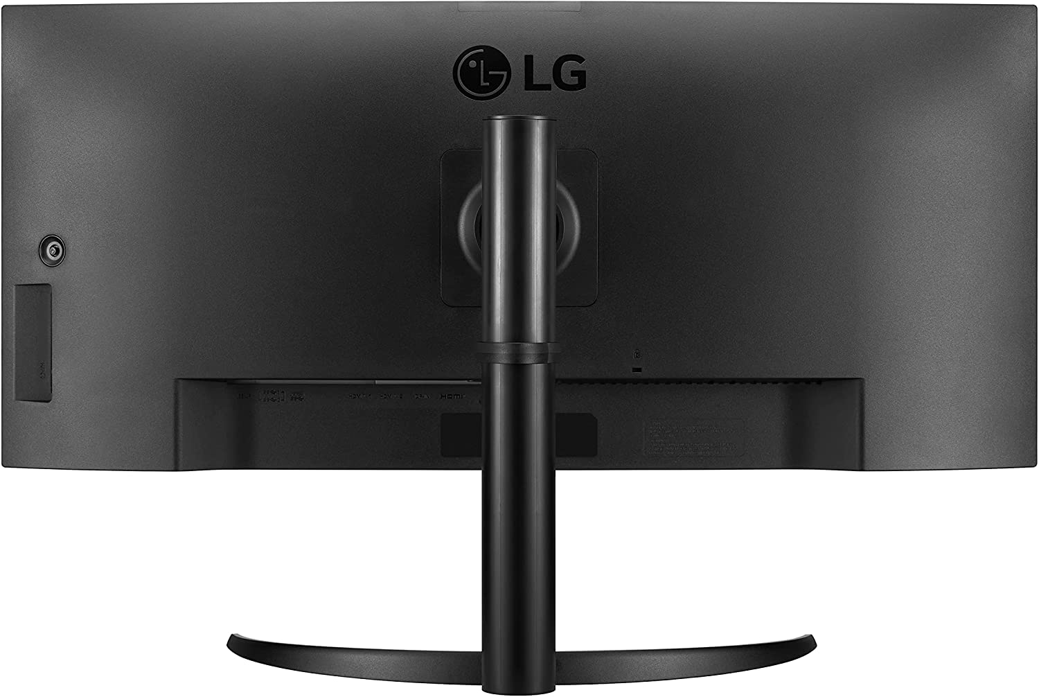 LG UltraWide QHD 34-Inch Curved Computer Monitor 34WQ73A-B, IPS with HDR 10 Compatibility, Built-In-KVM, and USB Type-C, Black