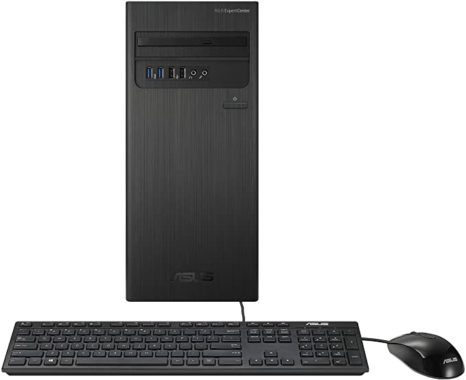 ASUS D340MC Desktop PC, Intel Core i5-8400, 8GB DDR4 RAM, 512GB PCIe SSD, Windows 10 Home, Black, D340MC-DH501