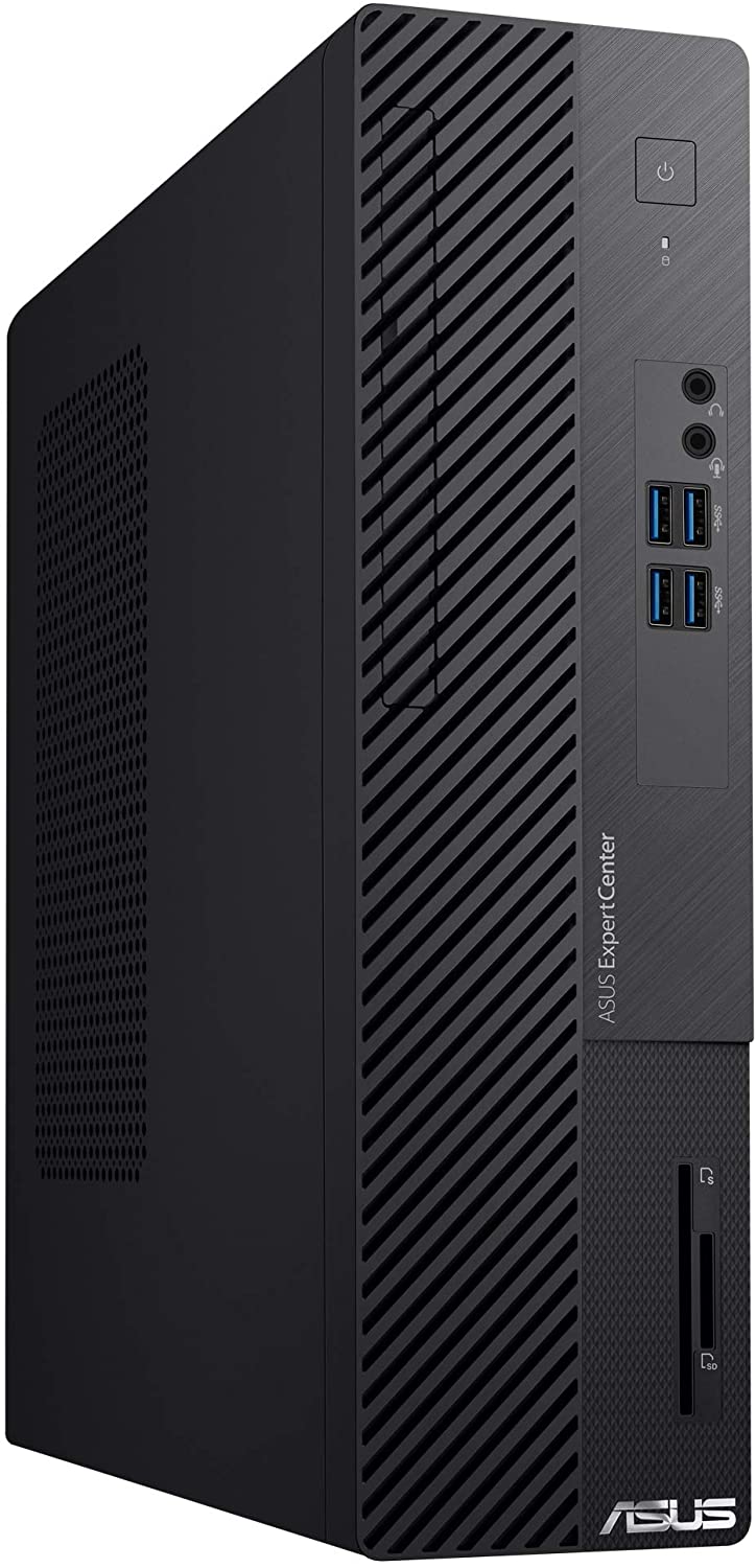 ASUS ExpertCenter D500SA Small Form Factor Desktop PC, Intel Core i5-10400, 8GB DDR4 RAM, 256GB PCIe SSD, Wi-Fi 6, TPM, Windows 10 Professional, Black, D500SA-EB501